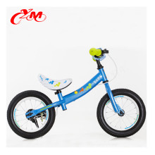 2017 venta al por mayor de 12 pulgadas niños deportes balance bici / CE aprobó acero chidren balance bicicleta / push balance bici para niños de dos años